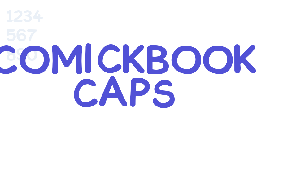 ComickBook Caps-font-download