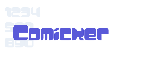 Comicker font free