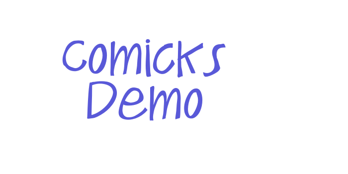 Comicks Demo Font