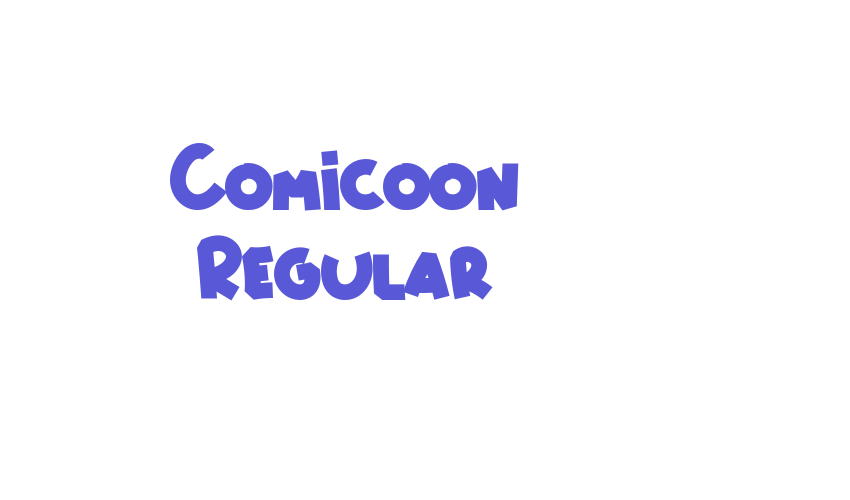 Comicoon Regular Font