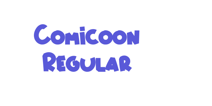 Comicoon Regular Font