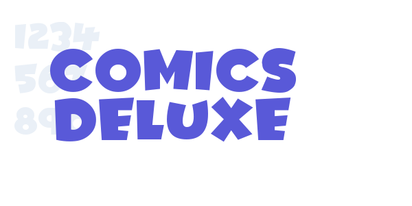 Comics Deluxe font free