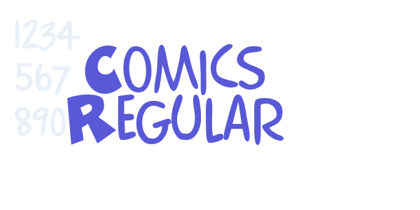 Comics Regular font