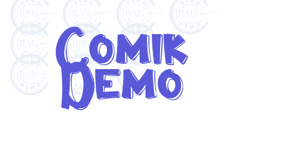 Comik Demo font free