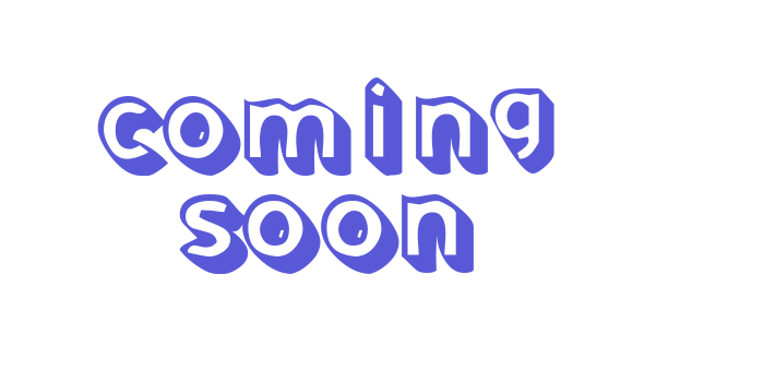 Coming Soon Font