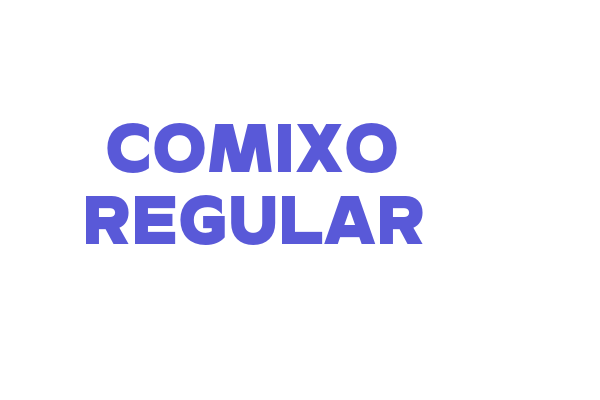 Comixo Regular Font