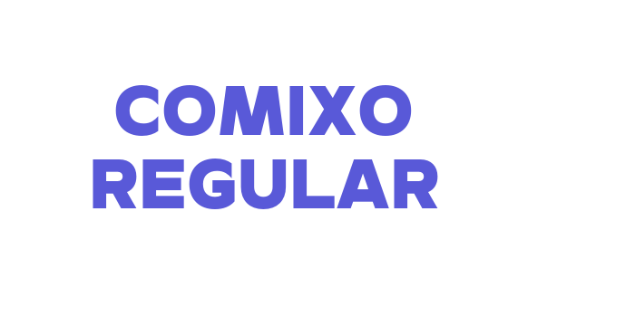 Download Comixo Regular Font