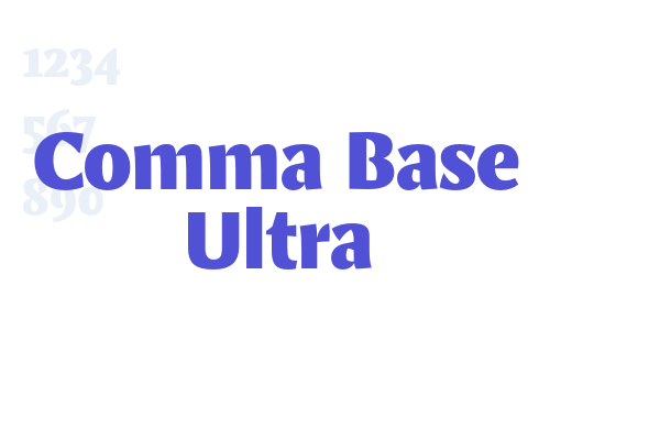 Comma Base Ultra