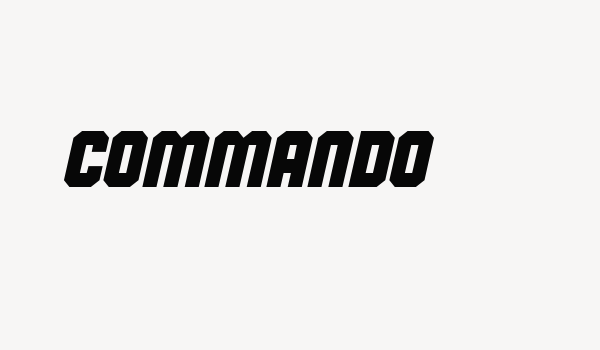 Commando Font