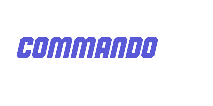 Commando Font