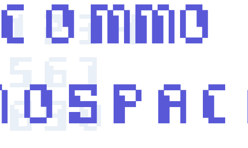 Commo  Monospaced Font Download