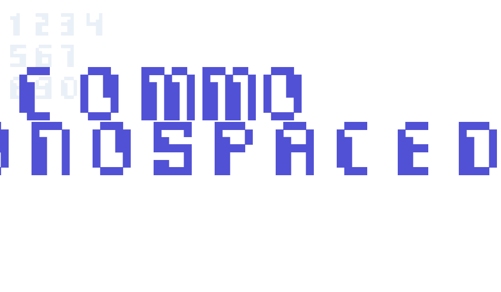 Commo  Monospaced-font-download