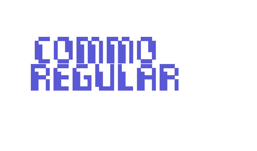 Commo  Regular Font Download