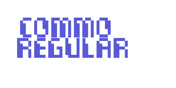 Commo  Regular Font Download