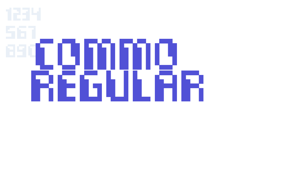 Commo  Regular-font-download