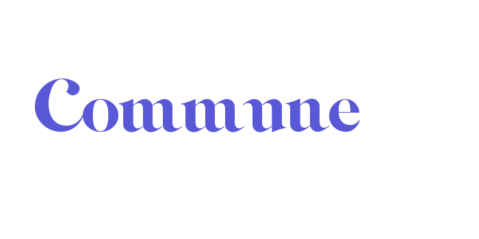 Commune Font