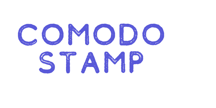 Comodo Stamp Font