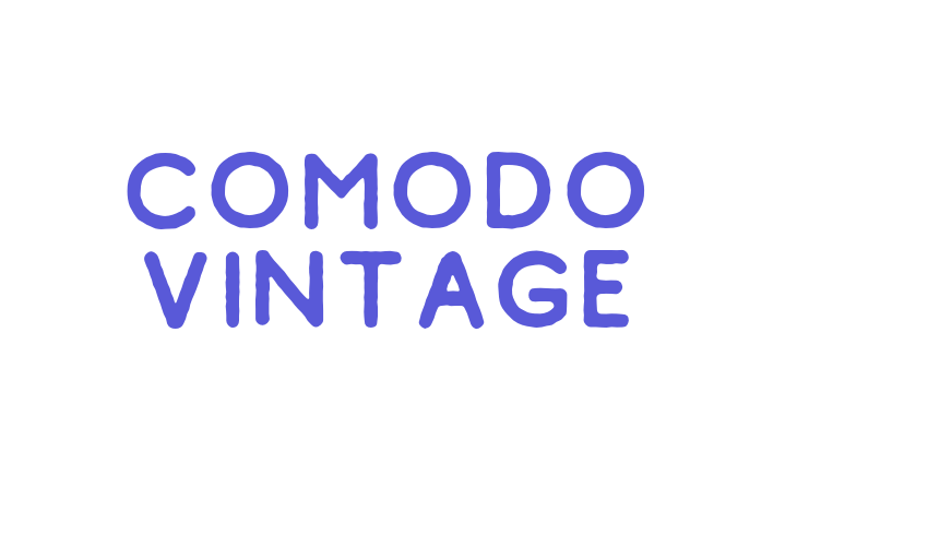 Comodo Vintage Font Download