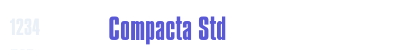 Compacta Std font