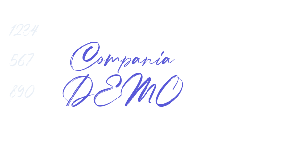 Compania DEMO font free