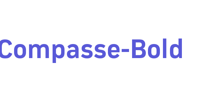 Compasse-Bold Font Download