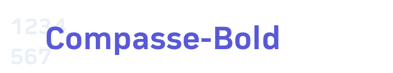 Compasse-Bold-related font