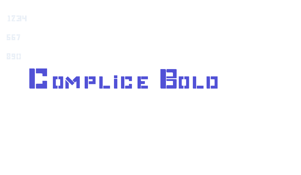 Complice Bold-font-download