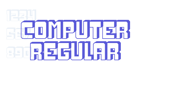 Computer Regular font free