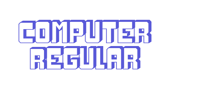 Computer Regular Font