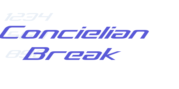 Concielian Break font free