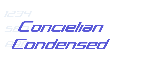 Concielian Condensed font free