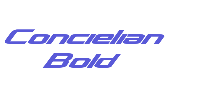 Concielian Bold Font Download