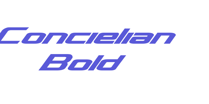 Concielian Bold Font