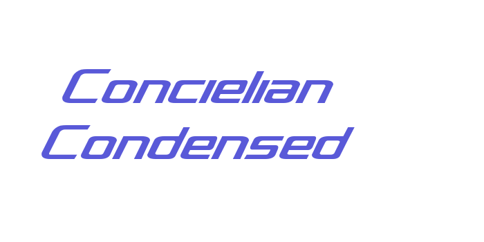 Concielian Condensed Font Download