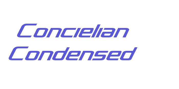 Concielian Condensed Font