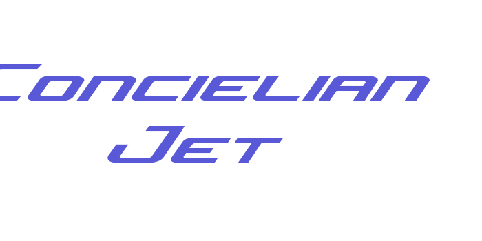 Concielian Jet Font