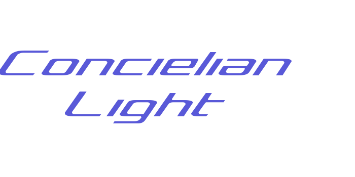 Concielian Light Font Download