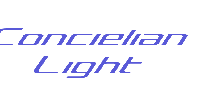 Concielian Light Font