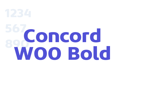 Concord W00 Bold