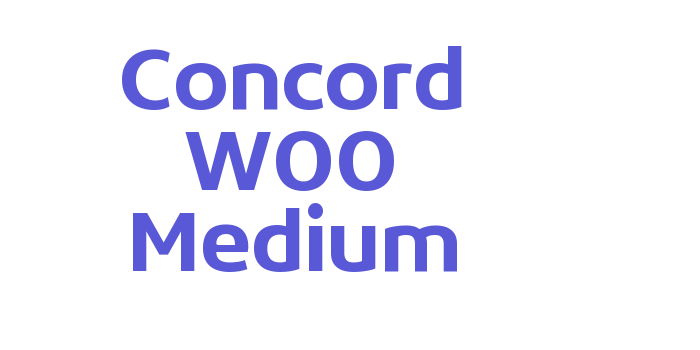 Concord W00 Medium Font Download