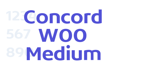 Concord W00 Medium-font-download