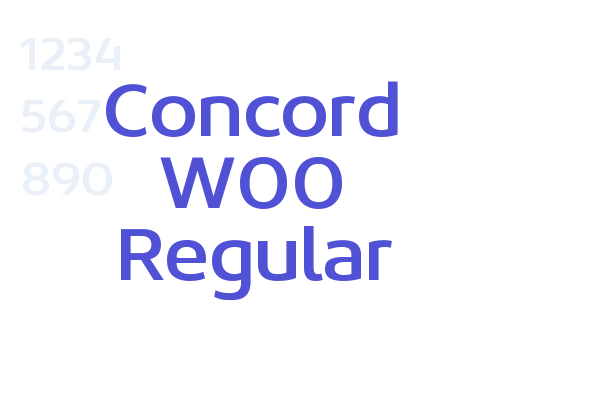 Concord W00 Regular