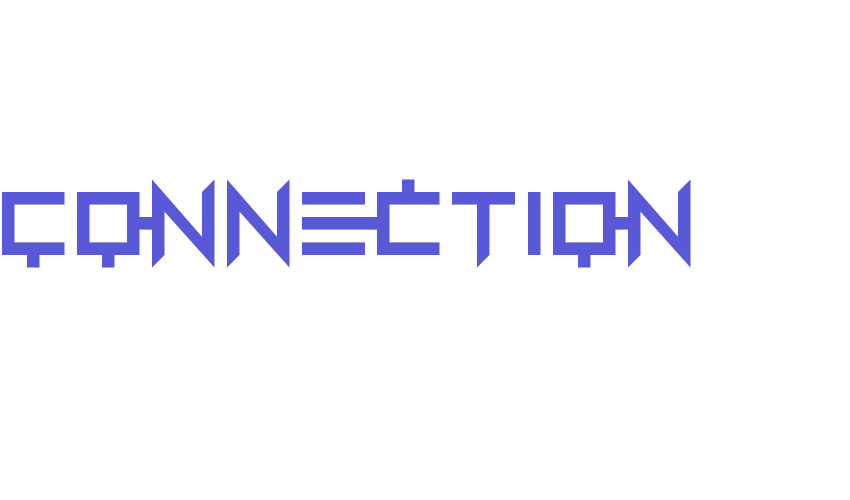 Connection Font