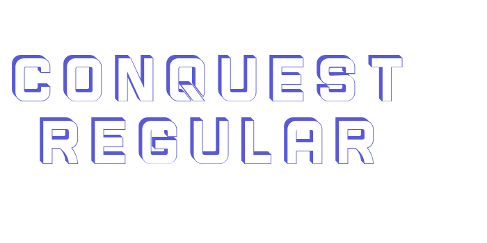 Conquest Regular Font