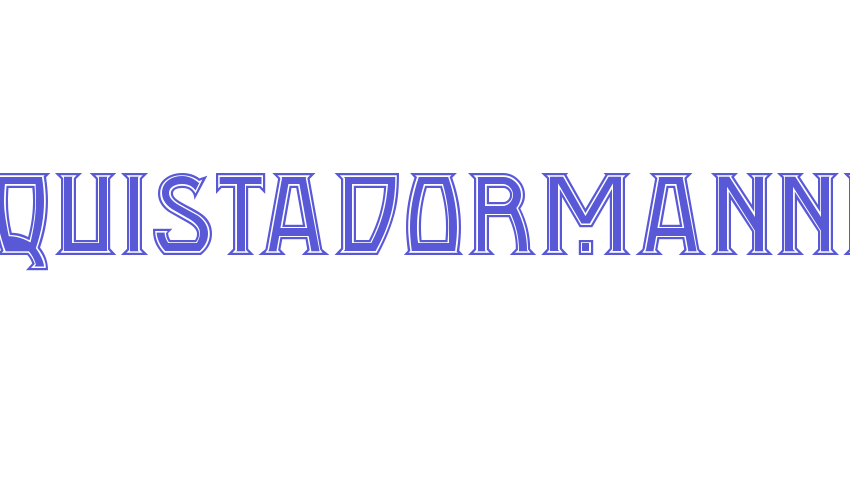 ConquistadormanNF Font Download