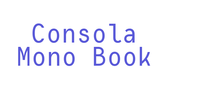 Consola Mono Book Font Download