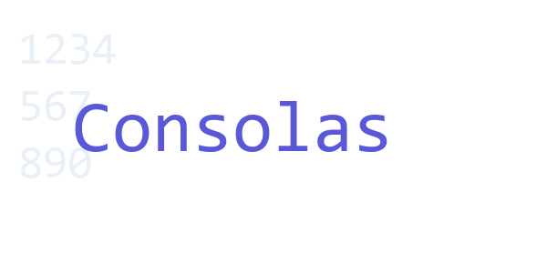 Consolas font free