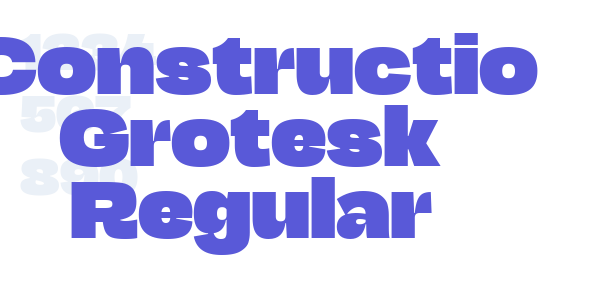 Constructio Grotesk Regular font free