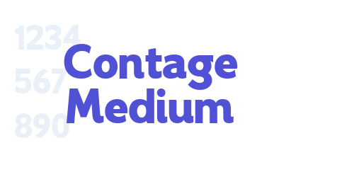 Contage Medium-font-download
