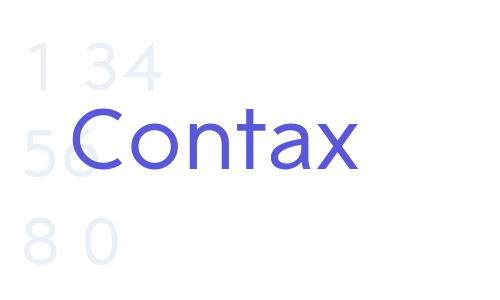 Contax Font Download